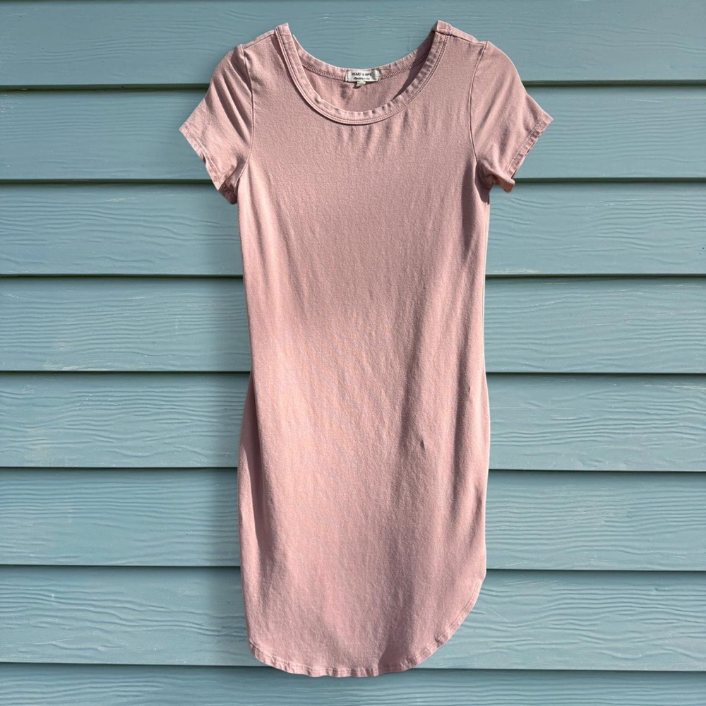 Heart Hips Blush Pink Mini Dress